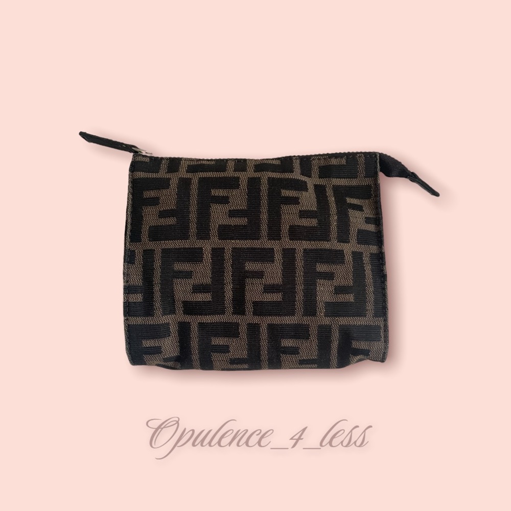 Fendi Monogram Cosmetic Case/Clutch